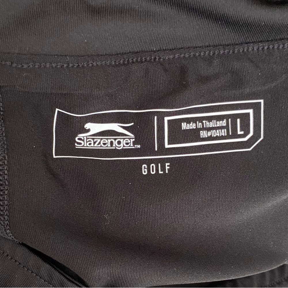 SLAZENGER Skort Hydro Dri Pleated Knit Golf Tennis Black White Women Size L - Picture 9 of 10